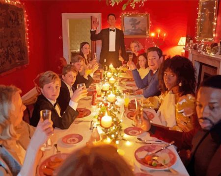 Silent Night Character Diamond Painting