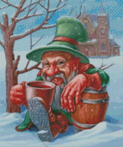 Snow Dwarf Artwork Diamond Painting