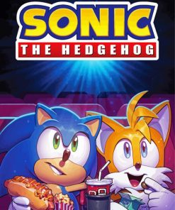 Sonic And Tails Poster Diamond Painting