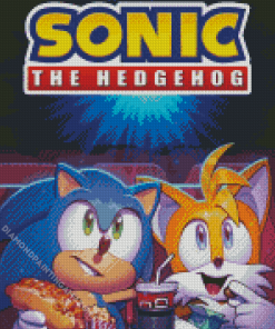 Sonic And Tails Poster Diamond Painting