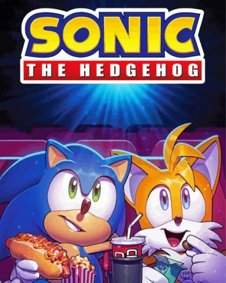 Sonic And Tails Poster Diamond Painting