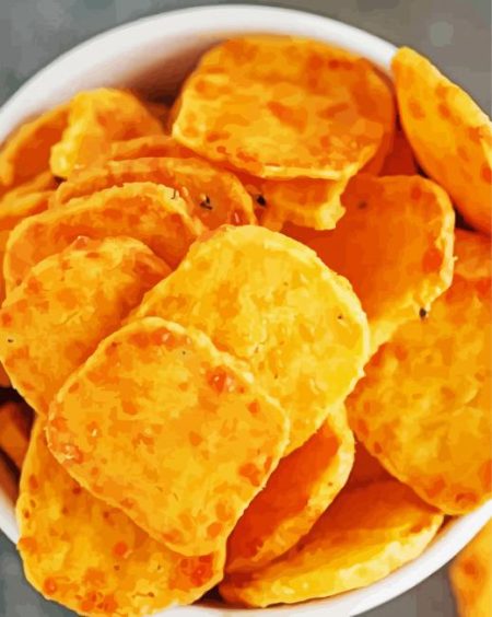 Spicy Cheese Crackers Diamond Painting