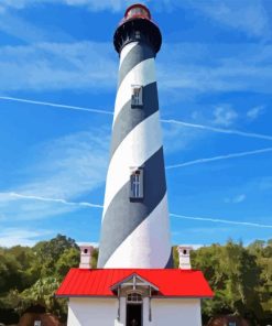 St Augustine Lighthouse And Maritime Museum Diamond Painting