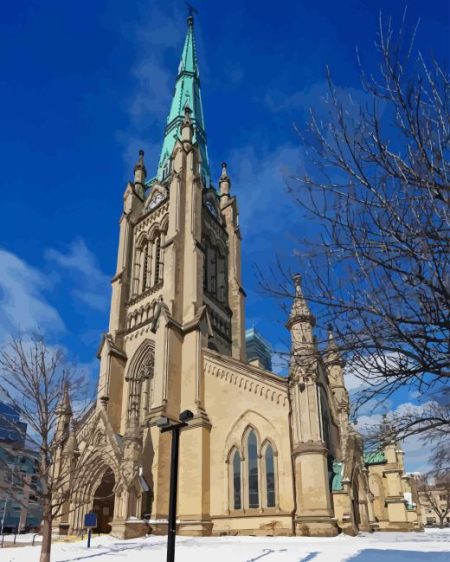 St James Cathedral In Toronto Diamond Painting
