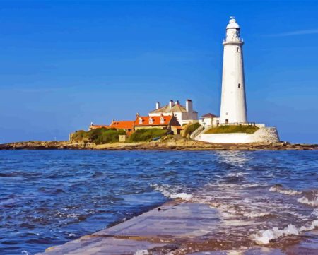 St Marys Lighthouse Diamond Painting