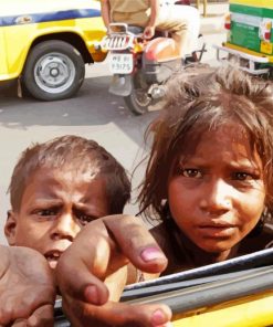 Street Children Diamond Painting