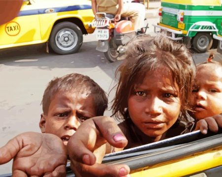 Street Children Diamond Painting