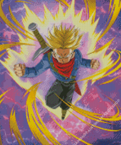 Super Saiyan Trunks Diamond Painting