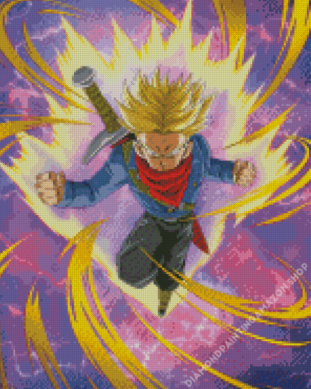 Super Saiyan Trunks Diamond Painting