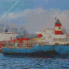 Tanker Ships Art Diamond Painting