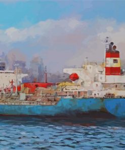 Tanker Ships Art Diamond Painting