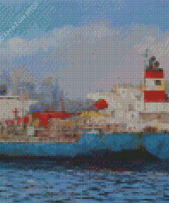 Tanker Ships Art Diamond Painting