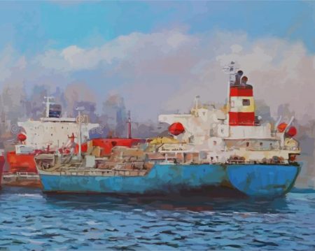 Tanker Ships Art Diamond Painting