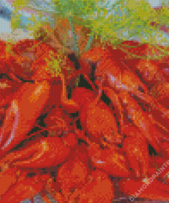 Tasty Crayfish Diamond Painting