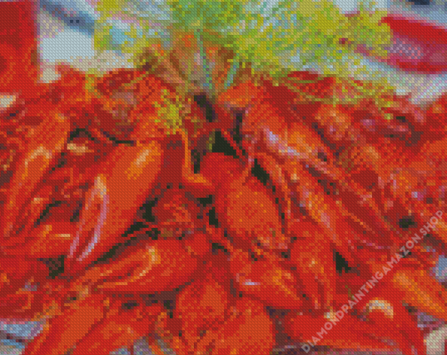 Tasty Crayfish Diamond Painting