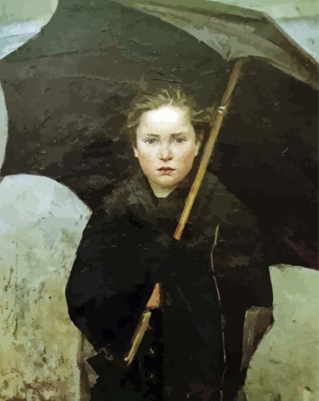The Umbrella By Marie Bashkirtseff Diamond Painting