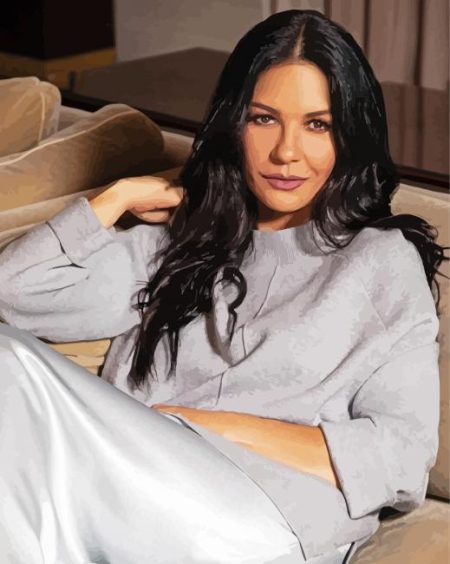 The Actress Catherine Zeta Jones Diamond Painting