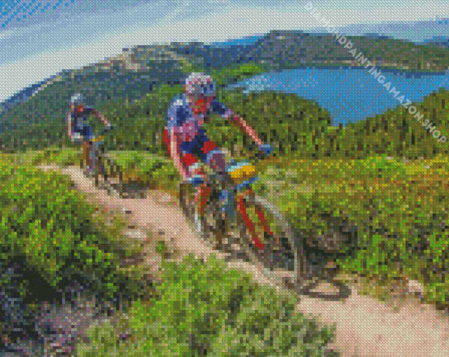 The Art Of Mountain Bike Diamond Painting