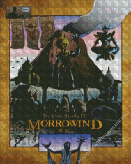 The Elder Scrolls Morrowind Poster Diamond Painting