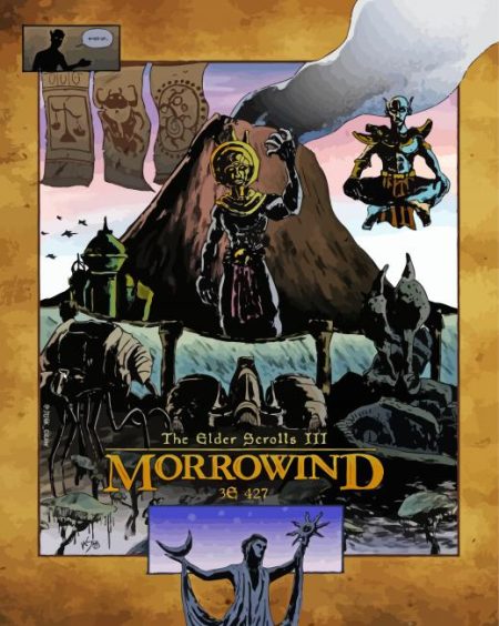 The Elder Scrolls Morrowind Poster Diamond Painting