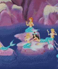 The Mermaids Peter Pan Diamond Painting