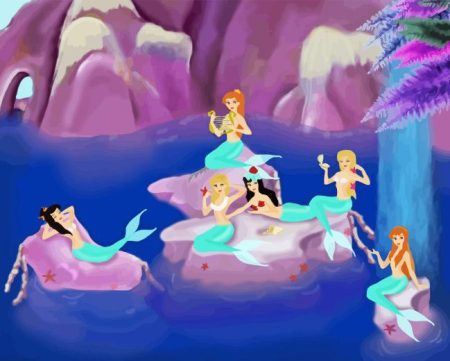 The Mermaids Peter Pan Diamond Painting
