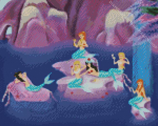 The Mermaids Peter Pan Diamond Painting