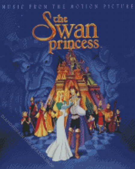 The Swan Princess Poster Diamond Painting