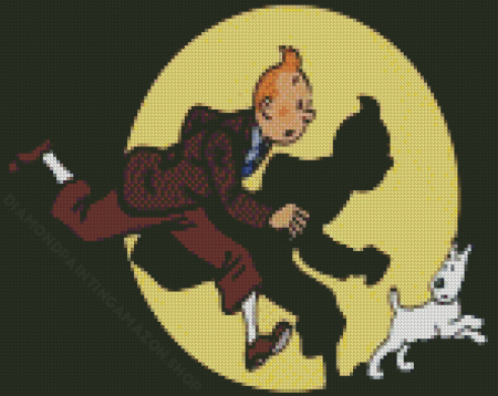 Tintin Animation Diamond Painting