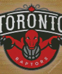 Toronto Raptors Basketball Team Logo Diamond Painting