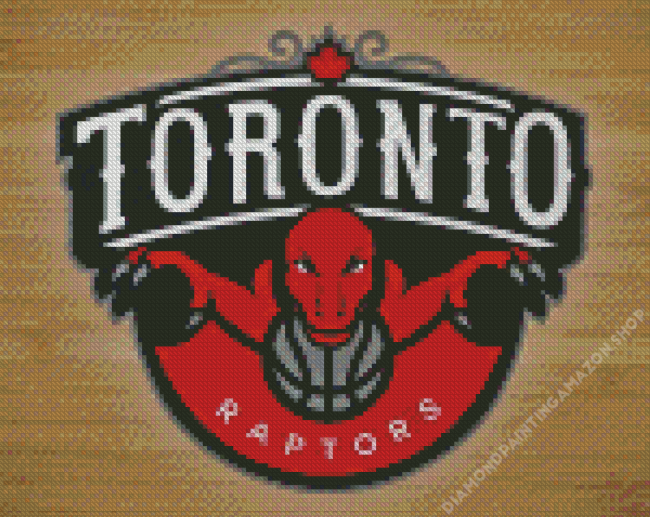 Toronto Raptors Basketball Team Logo Diamond Painting