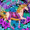 Unicorn Art Fuzzy Diamond Painting