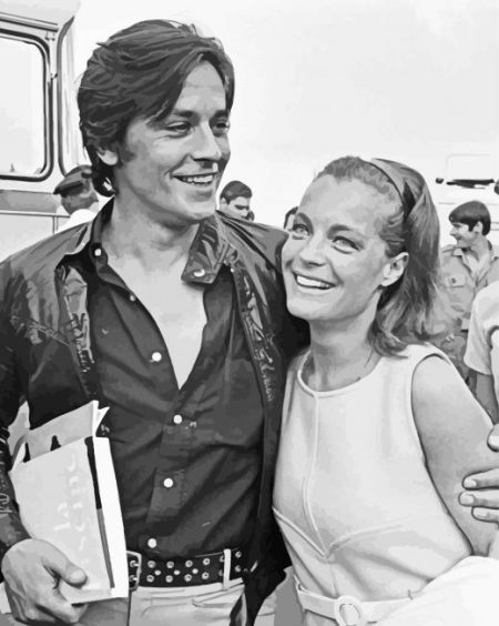 Vintage Alain Delon Diamond Painting