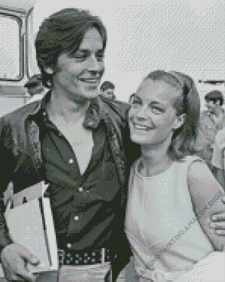 Vintage Alain Delon Diamond Painting