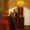 Vintage Woman Reading Anna Ancher Diamond Painting