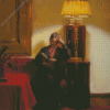 Vintage Woman Reading Anna Ancher Diamond Painting