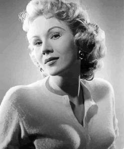 Virginia Mayo Black And White Diamond Painting