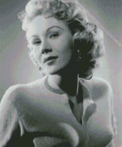 Virginia Mayo Black And White Diamond Painting