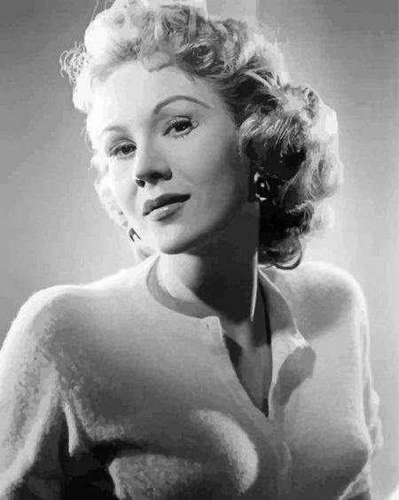 Virginia Mayo Black And White Diamond Painting