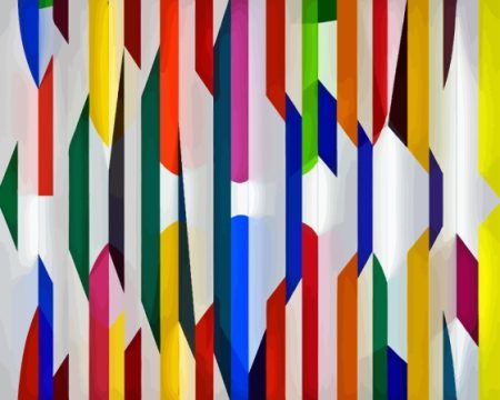 Yaacov Agam Art Work Diamond Painting