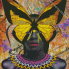 Yellow Butterfly Yvonne Coleman Burney Diamond Painting