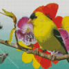 Yellow Songbird Diamond Painting