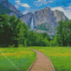 Yosemite National Park Mountain Trails Diamond Painting