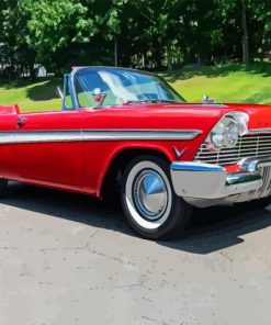 1958 Plymouth Belvedere Diamond Painting