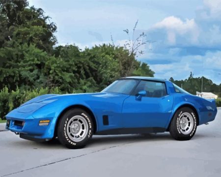 1982 Chevrolet Corvette Diamond Painting