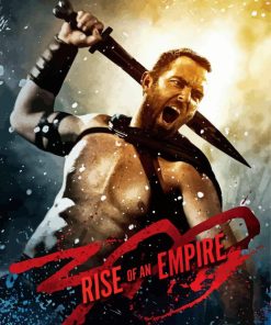 300 Rise Poster Diamond Painting