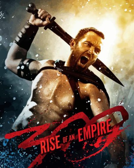 300 Rise Poster Diamond Painting