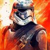 Abstract Captain Phasma Diamond Painting