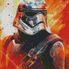 Abstract Captain Phasma Diamond Painting