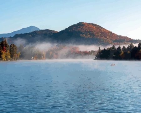 Adirondack Lake Diamond Painting